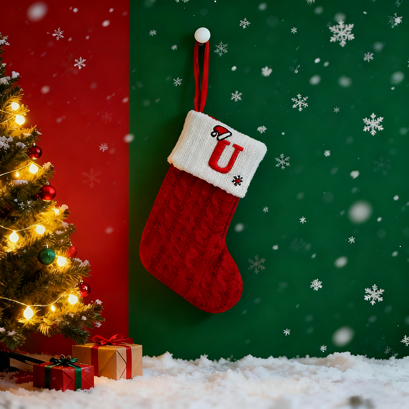 ✨【26-Letter Christmas Stocking】Hang your "personalized blessings" on the Christmas tree🎁 "Each letter is a unique holiday code"