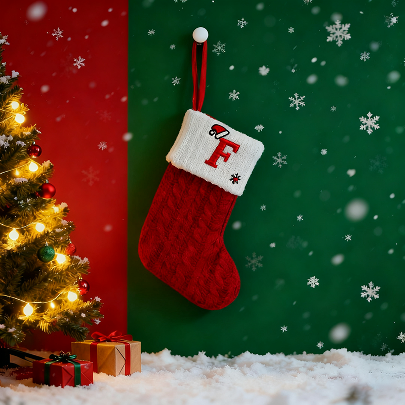 ✨【26-Letter Christmas Stocking】Hang your "personalized blessings" on the Christmas tree🎁 "Each letter is a unique holiday code"