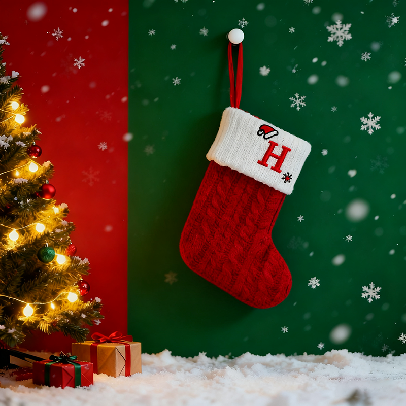 ✨【26-Letter Christmas Stocking】Hang your "personalized blessings" on the Christmas tree🎁 "Each letter is a unique holiday code"