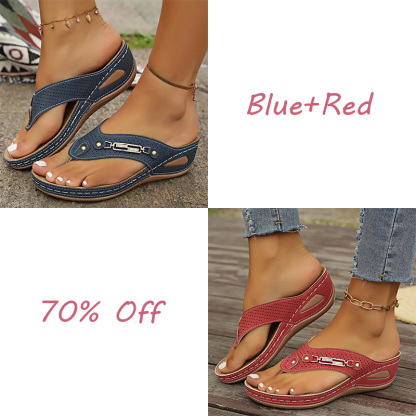 🔥LAST DAY 50% OFF🔥Women's Summer New European and American Style Anti-slip Pain Relief Orthotic Sandals