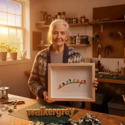 Sea Glass Rainbow Birds - A Symbol of Luck and Style