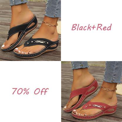 🔥LAST DAY 50% OFF🔥Women's Summer New European and American Style Anti-slip Pain Relief Orthotic Sandals