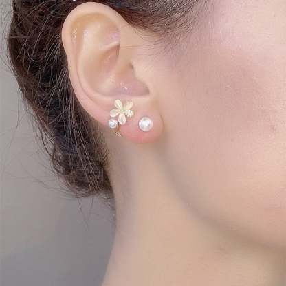 (🌸New Spring)Elegant Flower Stud Earrings