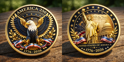 🏆New Year 60% OFF- America 250 Commemorative Coin (1776–2026)