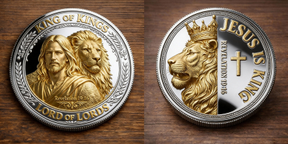 🏆Flash Sale 60% OFF -DELTA FORCE — ✝️ King of Kings – Lord of Lords Commemorative Coin