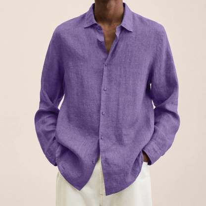 🔥2026 Men's Cotton Linen Long-Sleeve Shirt