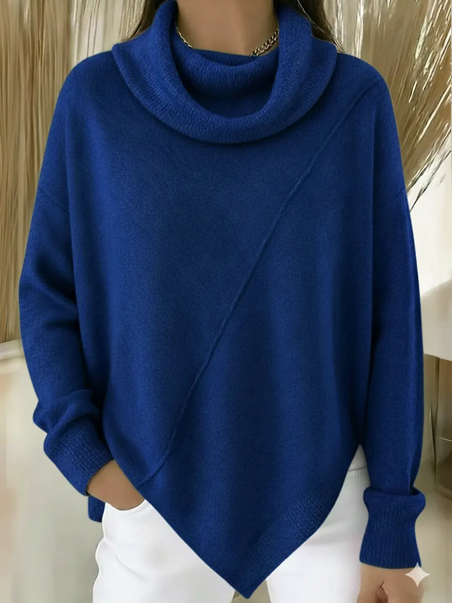 2025 Women's Autumn and Winter Cozy Cowl Neck Sweater