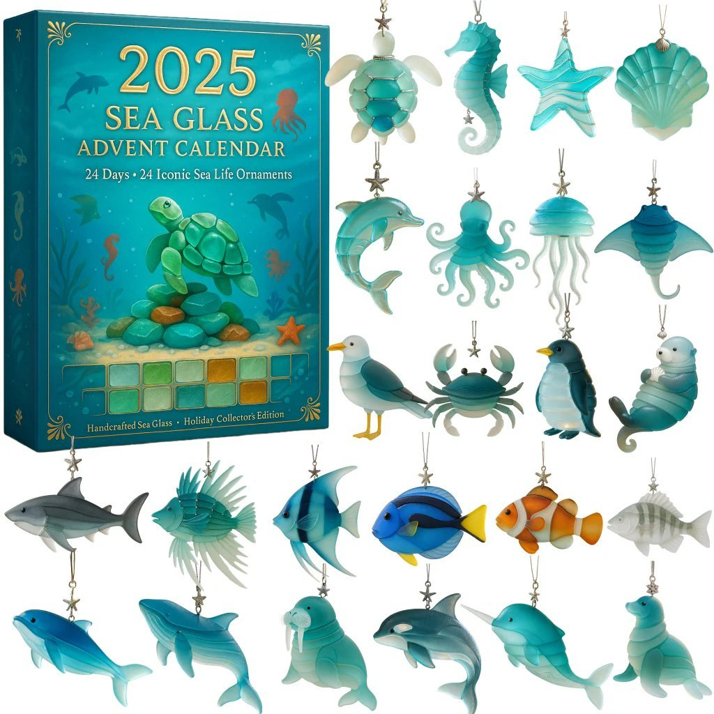 🔥Limited Edition, Only 100 Sets Left! - 🌊2025 Sea Glass Advent Calen