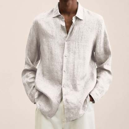 🔥2026 Men's Cotton Linen Long-Sleeve Shirt