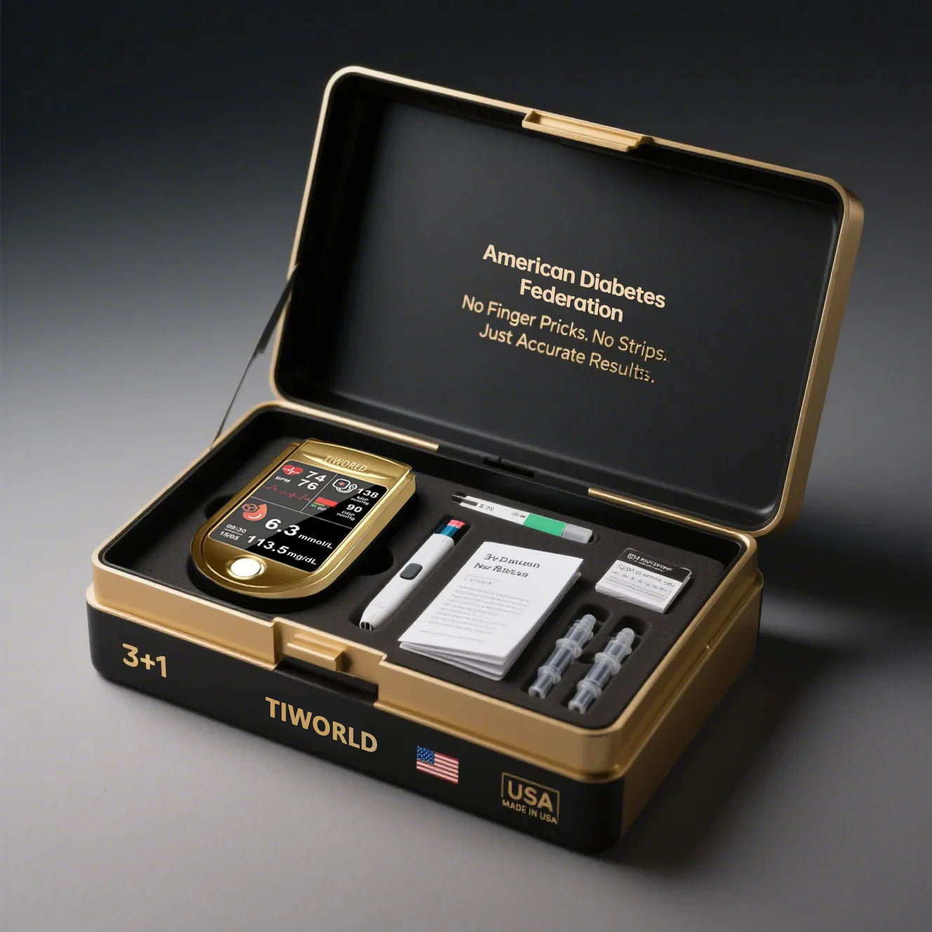 🔥Final 3 Hours: 70% OFF🏆Develops Newly Launched Non-Invasive Smart Glucose Meter✅ADA Approved