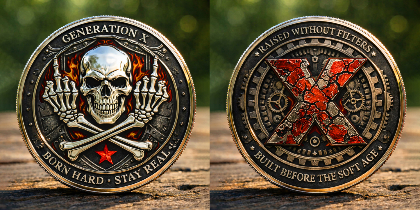 Generation X Commemorative Challenge Coin