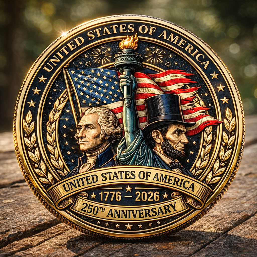 🏆Flash Sale 60% OFF - United States 250th Anniversary Commemorative Coin