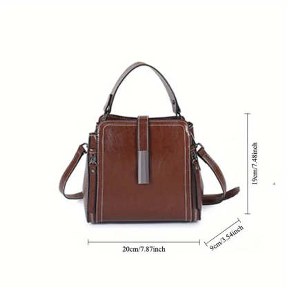 Elegant Genuine Leather Crossbody Bag