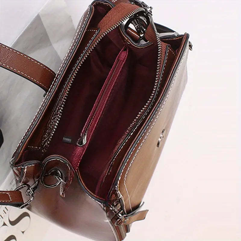 Elegant Genuine Leather Crossbody Bag