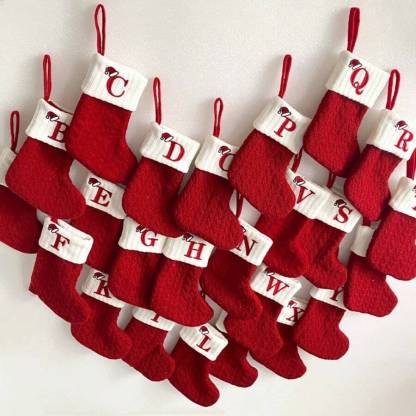 ✨【26-Letter Christmas Stocking】Hang your "personalized blessings" on the Christmas tree🎁 "Each letter is a unique holiday code"