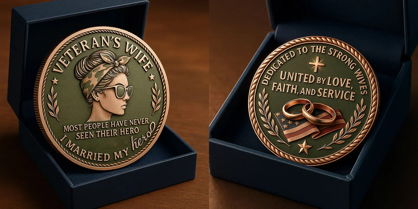 Women's Veteran Wife Commemorative Coin