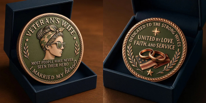 Women's Veteran Wife Commemorative Coin