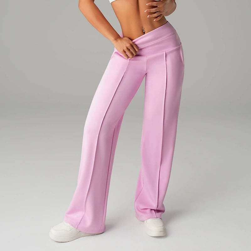 💕Women's Plain Loose Straight Leg Pants