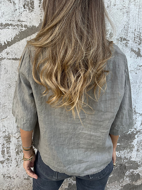 NEW🔥 Linen Pocket Shirt