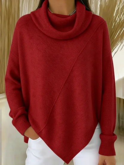2025 Women's Autumn and Winter Cozy Cowl Neck Sweater