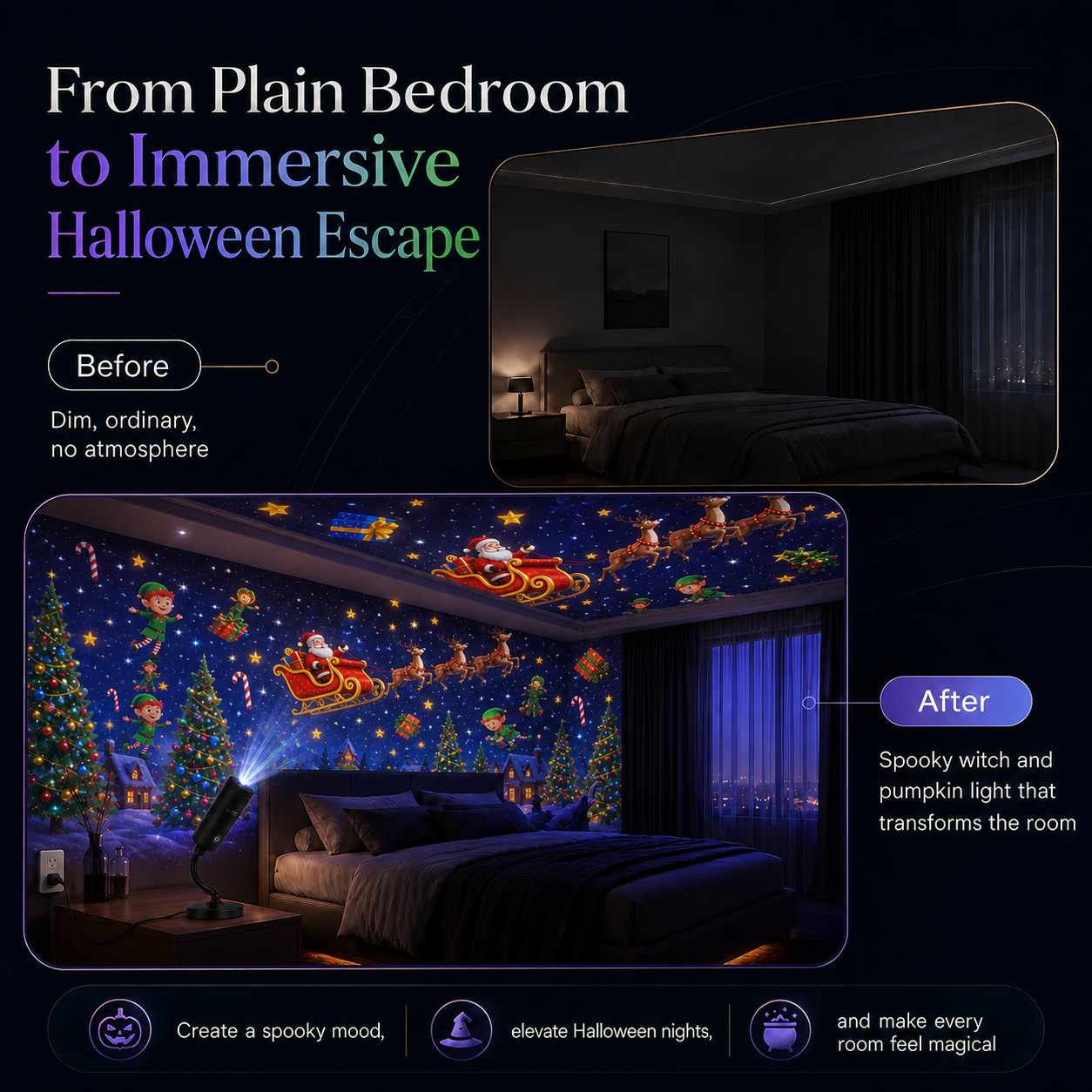🎄Topacme® 5D Night Light Projector🎅