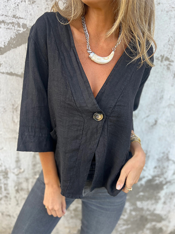 NEW🔥 Linen Pocket Shirt