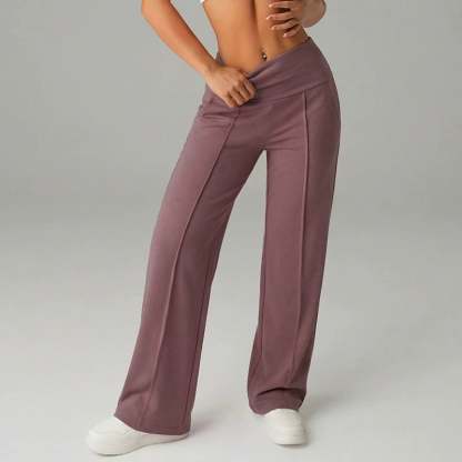 💕Women's Plain Loose Straight Leg Pants