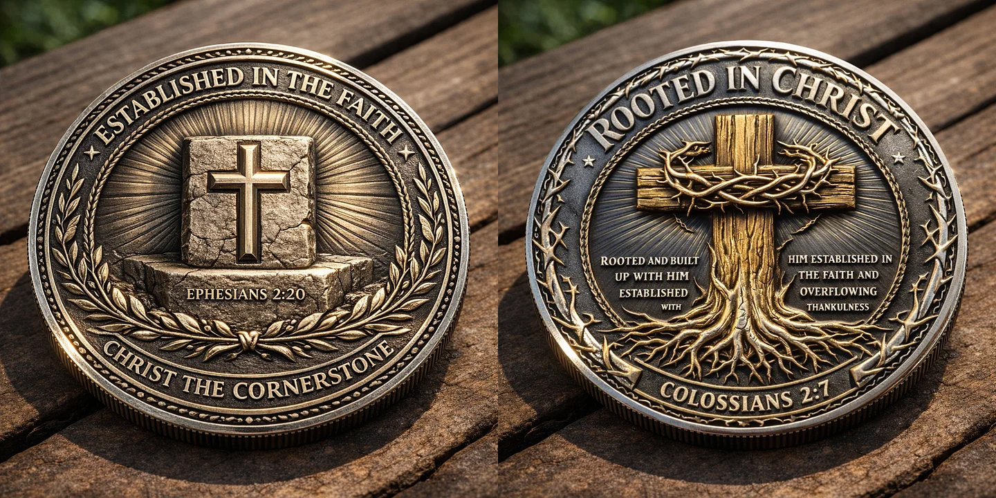 🏆New Year 60% OFF- Rooted in Christ Commemorative Coin