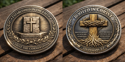 🏆New Year 60% OFF- Rooted in Christ Commemorative Coin