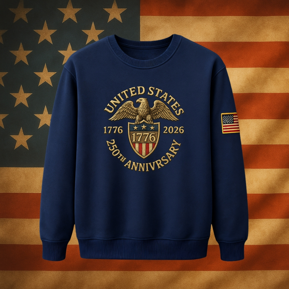 🦅🇺🇸 United States 250th Anniversary Commemorative Sweatshirt