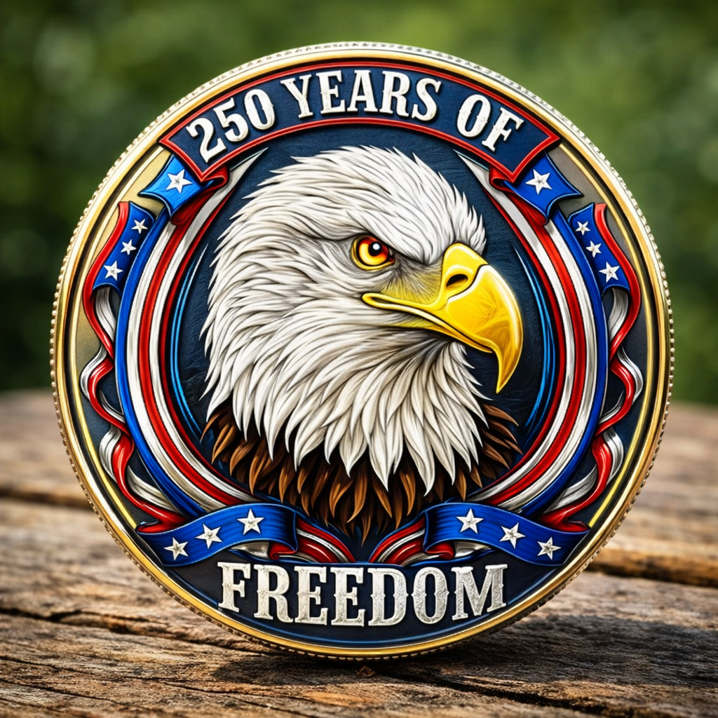 🏆Flash Sale 60% OFF - American Eagle 250 Years of Freedom Coin