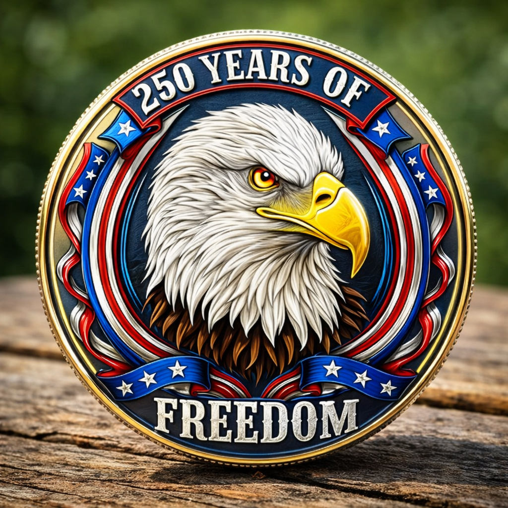 🏆Flash Sale 60% OFF - American Eagle 250 Years of Freedom Coin
