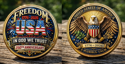 🏆Flash Sale 60% OFF - USA 250th Anniversary Patriotic Commemorative Coin