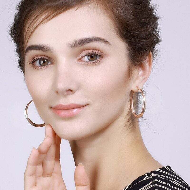 S925 Fashion Classic Circle Earrings