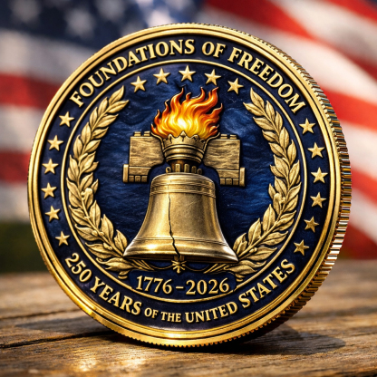 🏆Flash Sale 60% OFF - Foundations of Freedom 250th Anniversary Coin