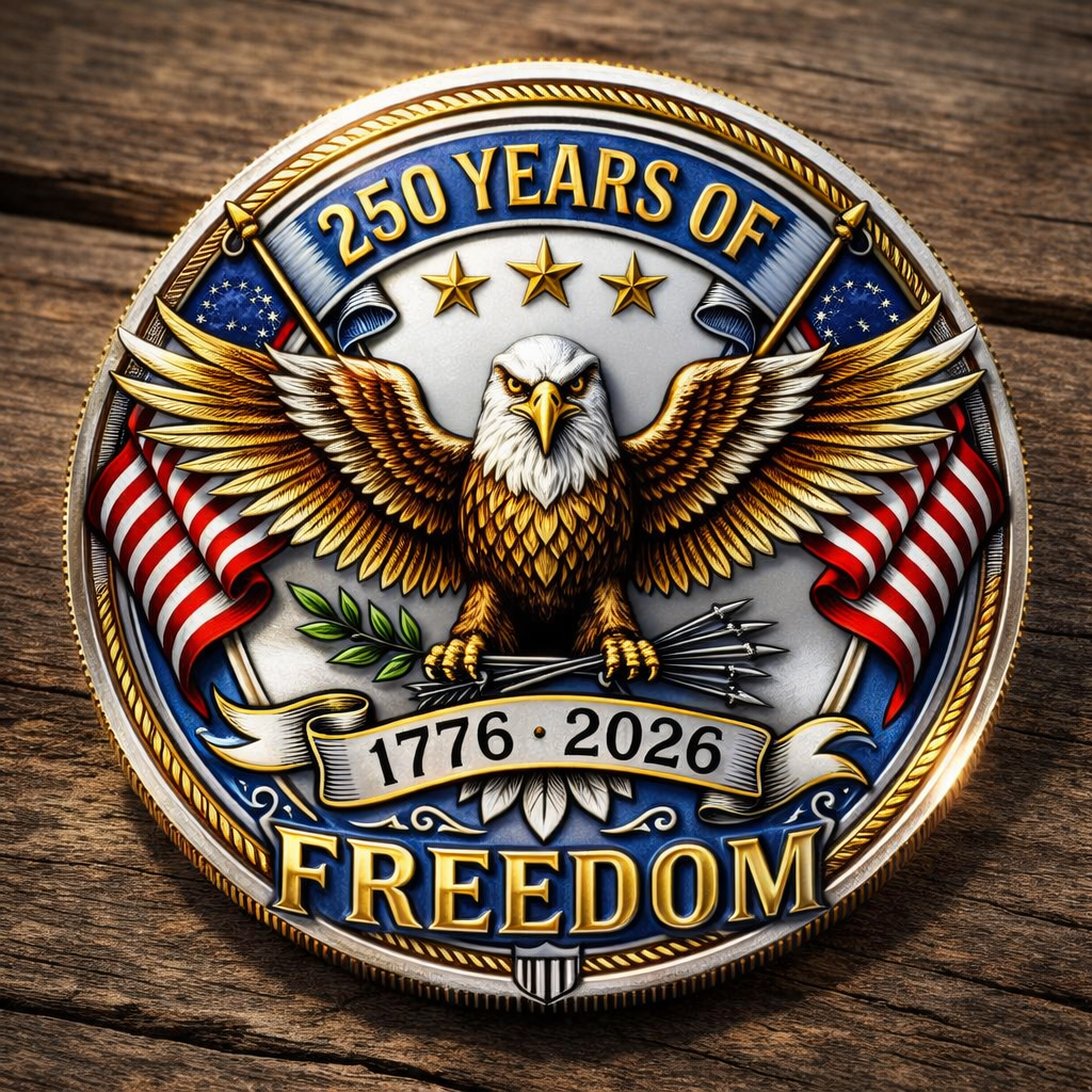 🏆Flash Sale 60% OFF - 250 Years of Freedom Commemorative Coin