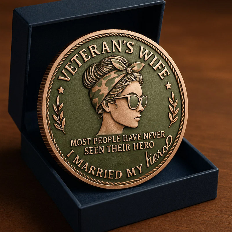 Women's Veteran Wife Commemorative Coin