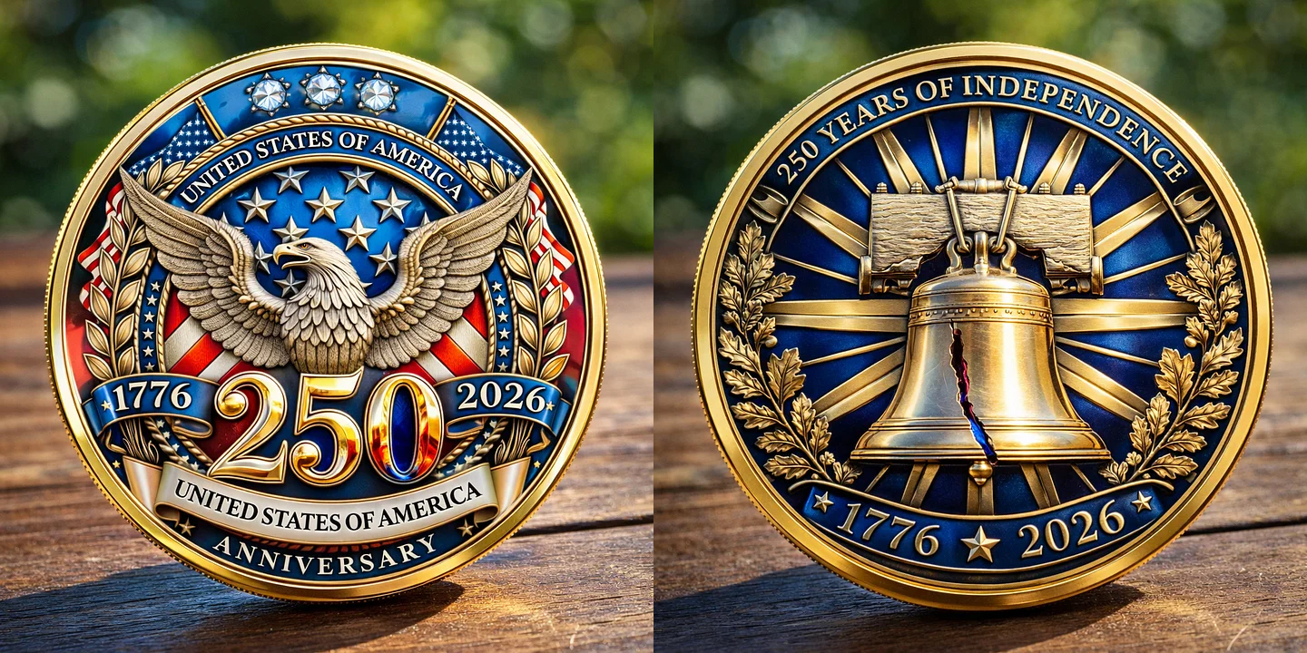 🏆New Year 60% OFF- U.S 250th Anniversary Commemorative Coin