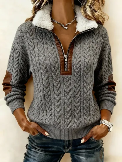 🎄 Clearance Sale 🔥 Women's Plush Knit Sweaters