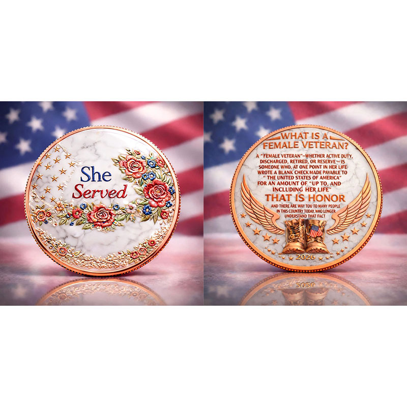 Honoring Female Veterans Commemorative Coin