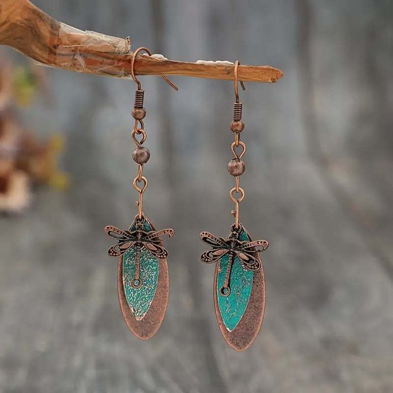 🧚‍♀️Vintage Dragonfly Drop Earrings