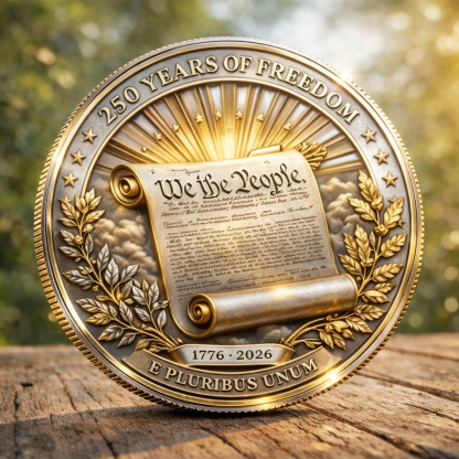 United States of America 250 Years of Freedom 1776–2026 Sestercentennial Commemorative Coin