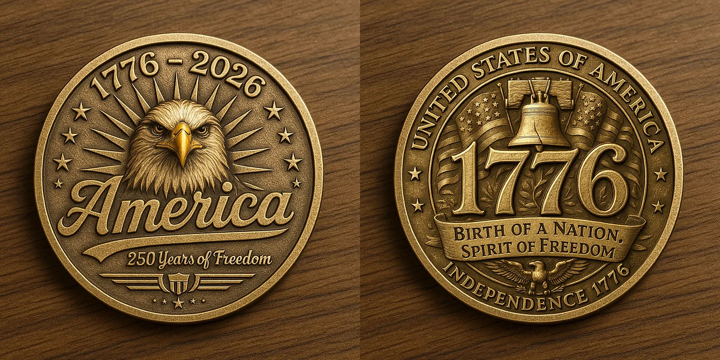 U.S. 250th Anniversary Commemorative Coin