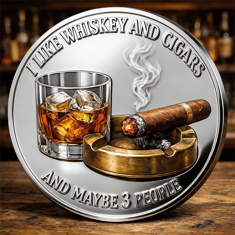 🏆Flash Sale 60% OFF - Grumpy Old Man Whiskey Club Coin