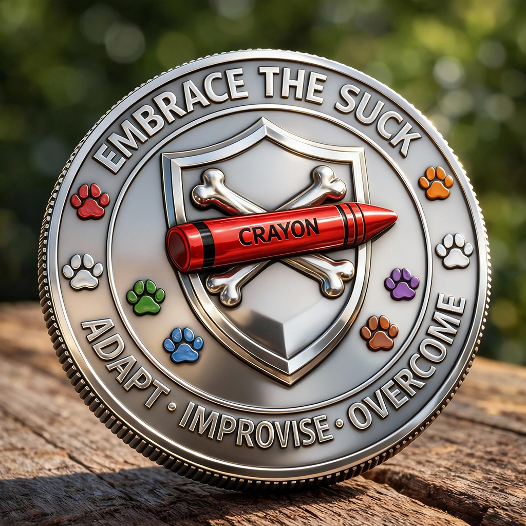 Crayon Eater Challenge Coin