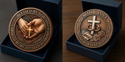 Women's Veteran Wife Commemorative Coin