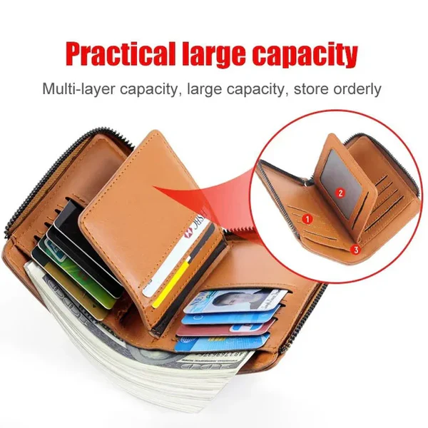 💰RFID Blocking Anti-Theft Wallet（Protection frequency range: 13.56 MHz ）