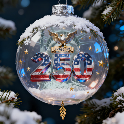 🔥Last Day 60% Off - Celebrating America's 250th Anniversary Glass Decorative Set