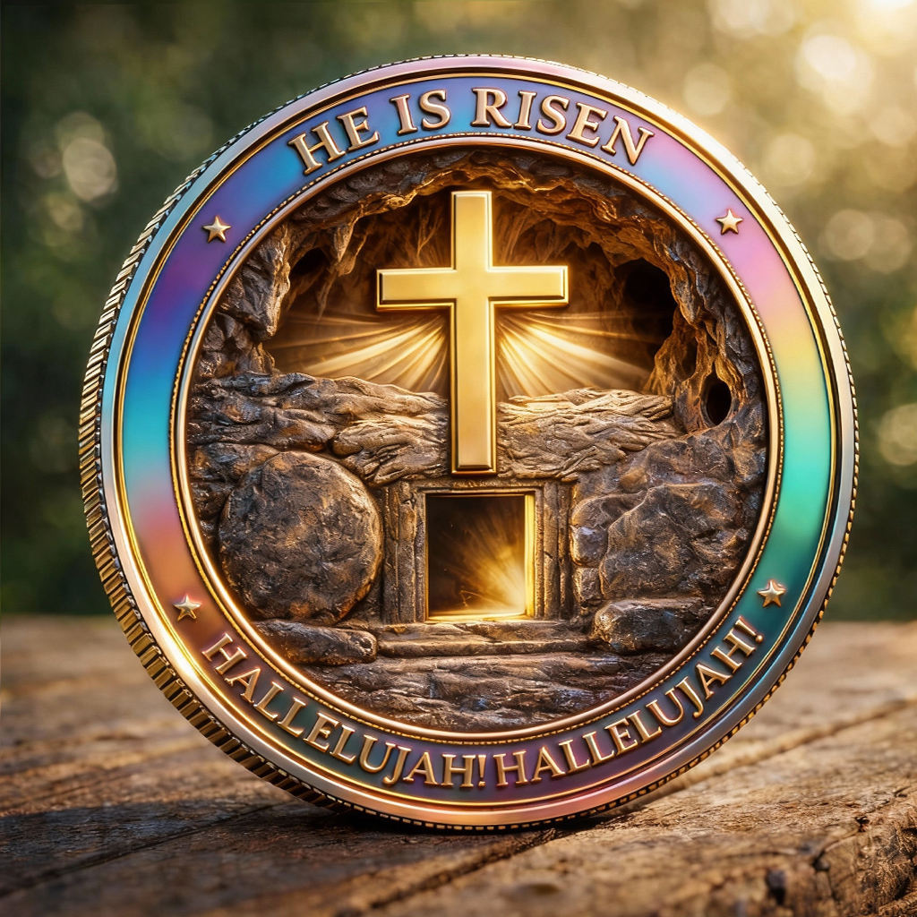 Stand Fully Armed Christian Commemorative Coin