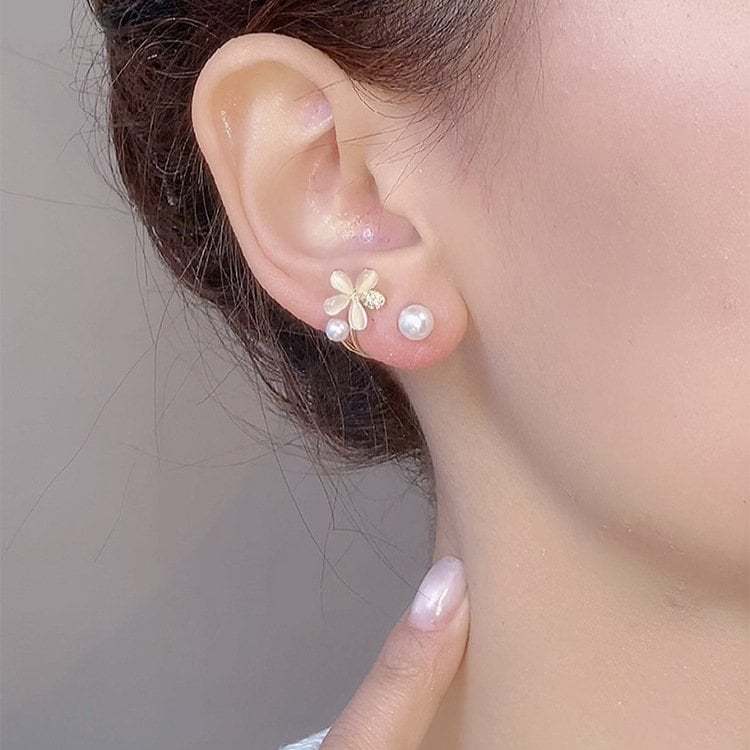 (🌸New Spring)Elegant Flower Stud Earrings